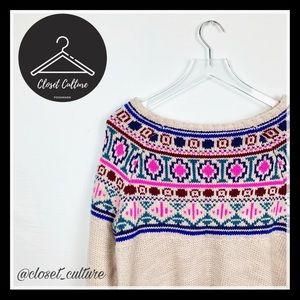 American Eagle Outfitters | Patterned Knit Sweater